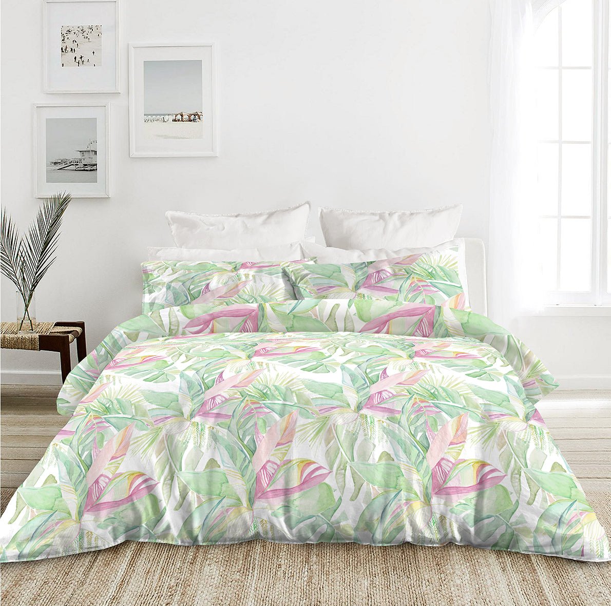 Frattini 100% Cotton Printed Patterns (012206) - Bedset - Natural Home