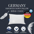 Germany Imported Down Pillow (PWDF1809/1810) - Natural Home