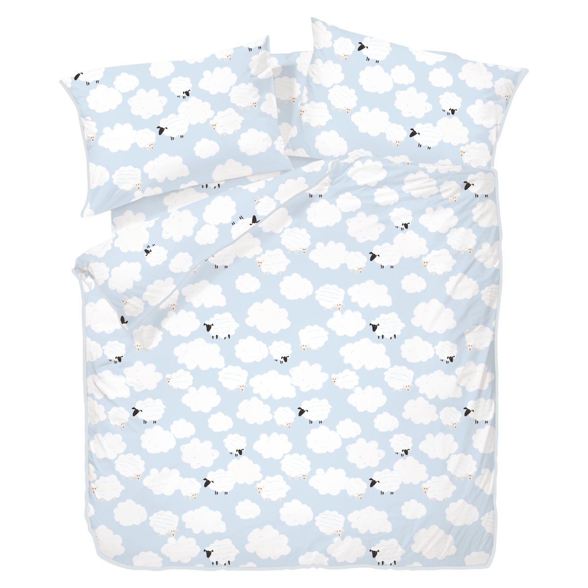 MALLOW Ultra-Soft 100% Cotton Bedding - Sleepy Sheep (132548) - Natural Home
