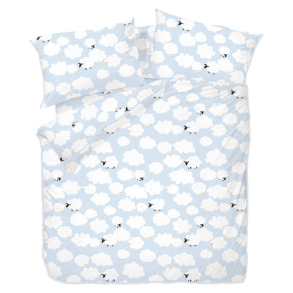 MALLOW Ultra-Soft 100% Cotton Bedding - Sleepy Sheep (132548) - Natural Home