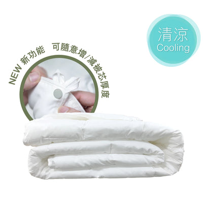 Microfiber Cosmo Intelligence Summer Quilt (FQQP9001) - Fiber Quilt - Natural Home