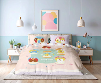 Pudding Dream (BD01SL01) - Sesame Street x LINE FRIENDS Active Fresh® Bedding Collection - Natural Home