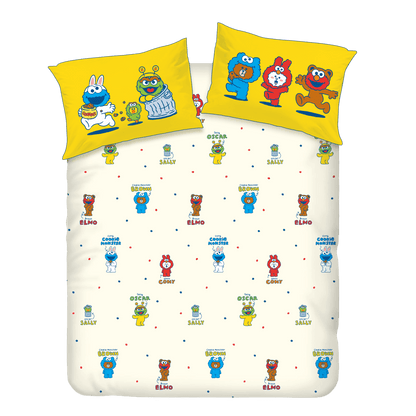 School Bus (BD01SL09) - Sesame Street x LINE FRIENDS Active Fresh Bedding Collection - Natural Home