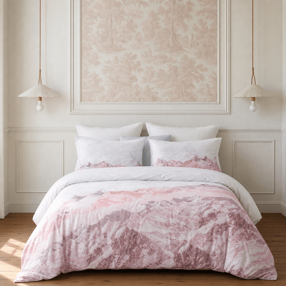 Wrinkle Clear Cotton Anti - mite Bedding (062239) - Natural Home