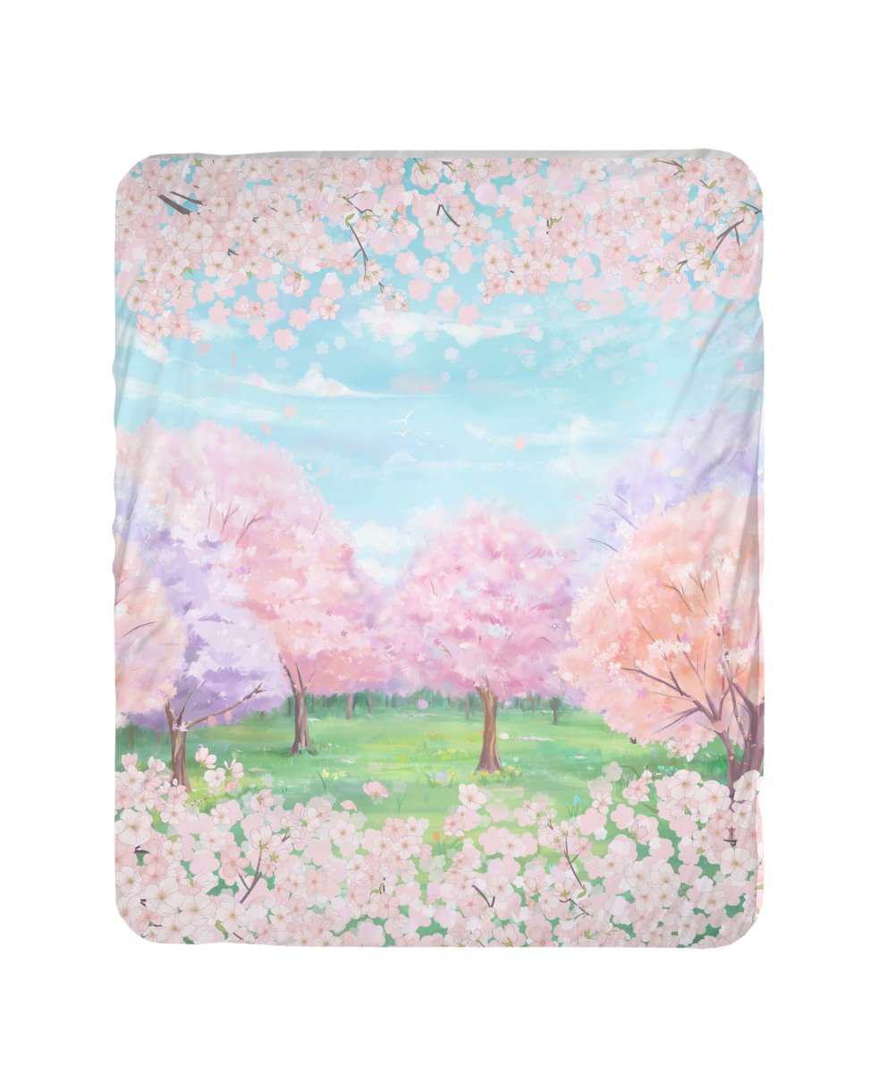 Wrinkle Clear Cotton Anti - mite Bedding (062304) - Cherry Blossom - Natural Home