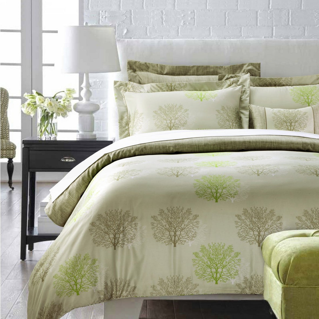 Wrinkle Clear Cotton Anti - mite Bedding (062423) - Natural Home