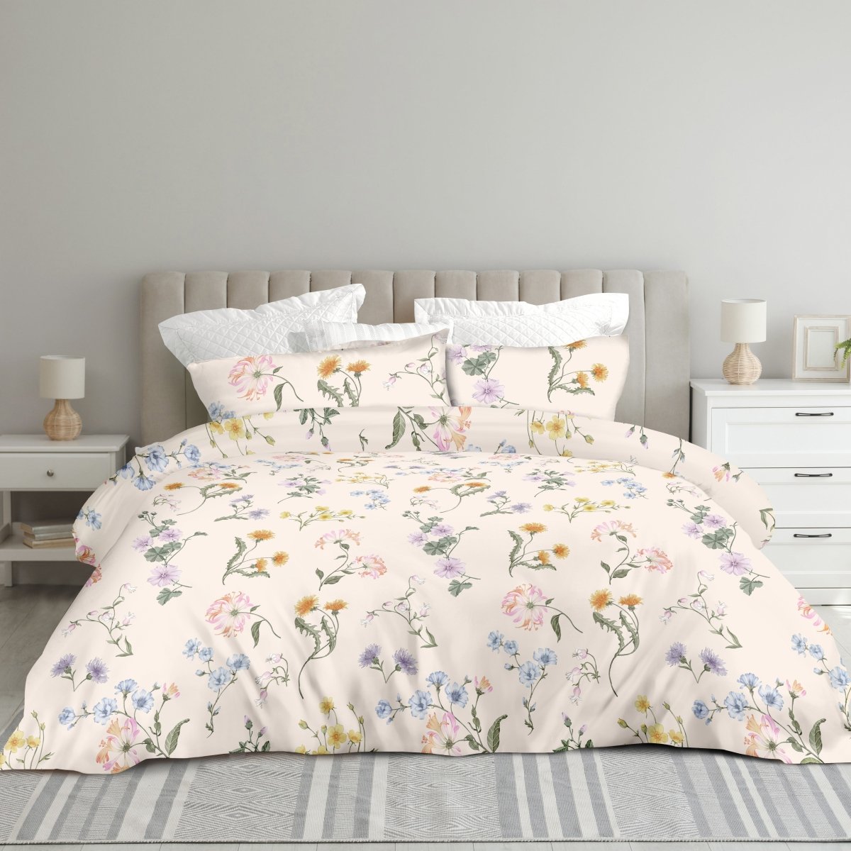 Wrinkle Clear Cotton Anti - mite Bedding (062501) - Natural Home
