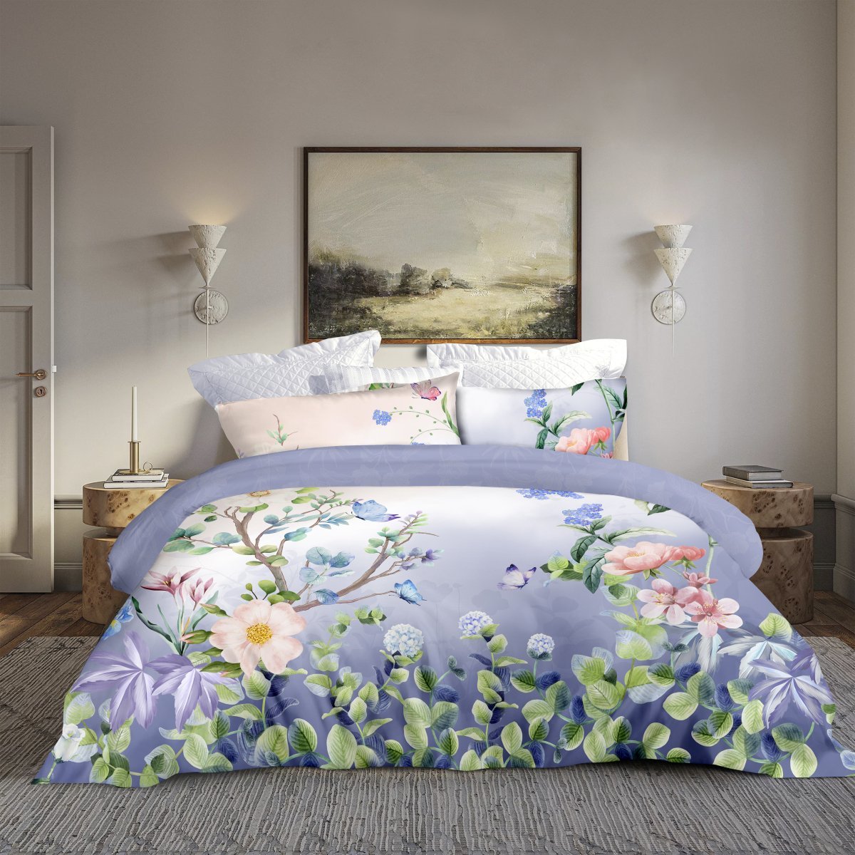 Wrinkle Clear Cotton Anti - mite Bedding (062504) - Natural Home