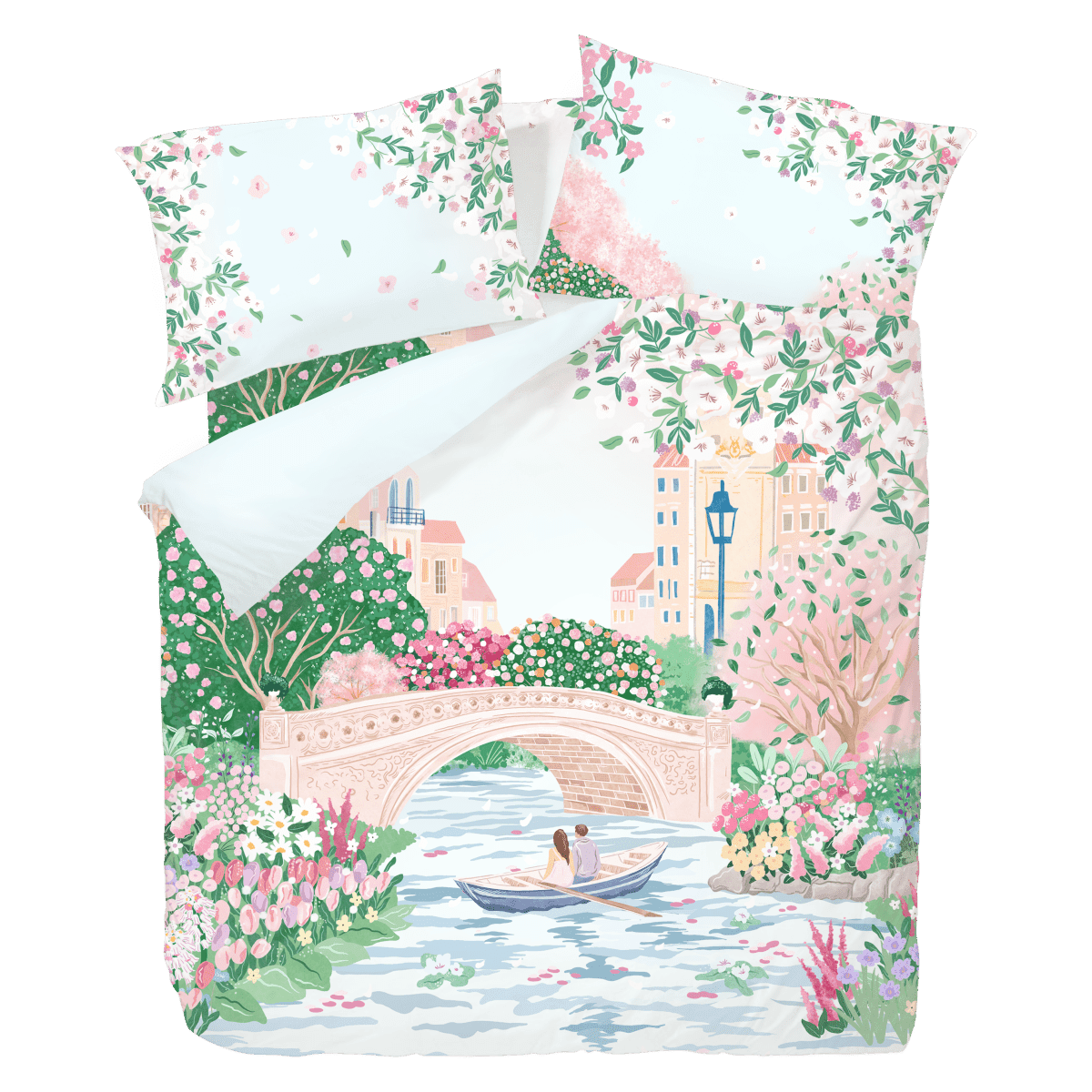 Wrinkle Clear Cotton Anti - mite Bedding (062538) - Natural Home