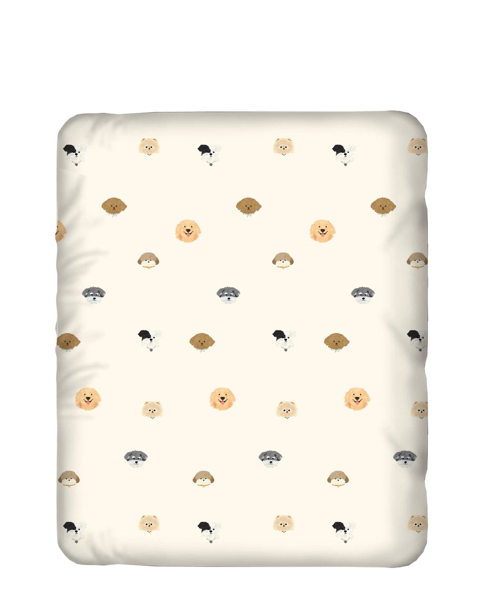 Wrinkle Clear Cotton Anti - mite Bedding - Dog Bus (062519) - Natural Home