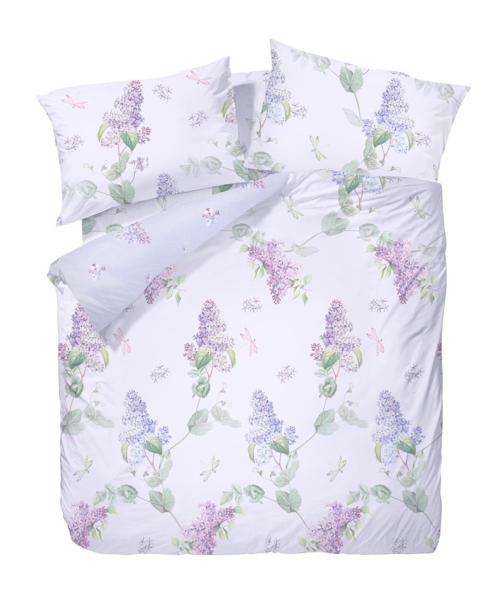 Wrinkle Clear Cotton Anti - mite Bedding - Lilac Elegance (062407) - Natural Home