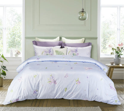 Wrinkle Clear Cotton Anti - mite Bedding - Lilac Elegance (062407) - Natural Home