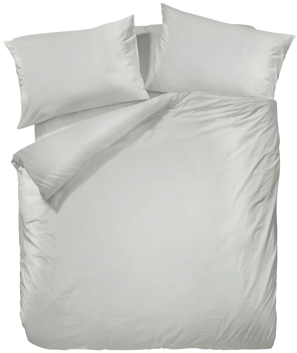 Wrinkle Clear Cotton Anti - mite Plain Color Bedding - Grey (062248) - Natural Home