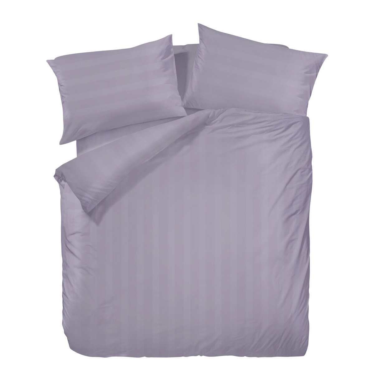 Wrinkle Clear Cotton Anti - mite Plain Color Bedding - Purple (062250) - Natural Home