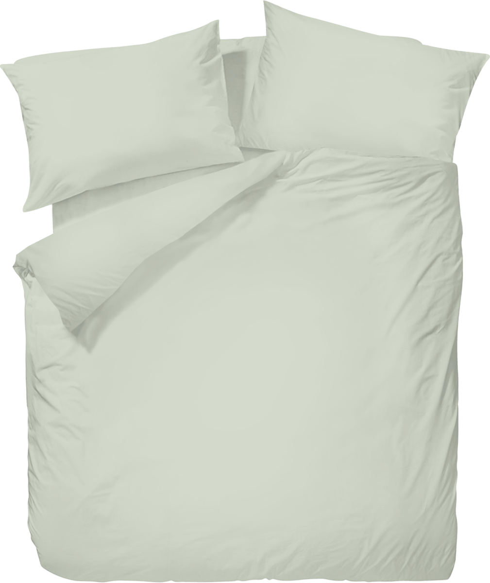 Wrinkle Clear Cotton Anti - mite Plain Color Bedding - Sage Green (062529) - Natural Home