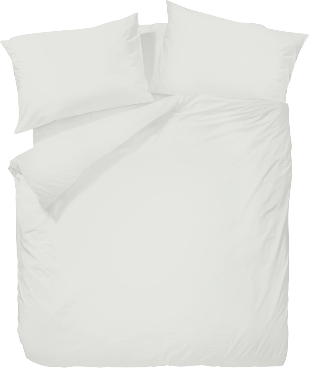 Wrinkle Clear Cotton Anti - mite Plain Color Bedding - Silver (062528) - Natural Home