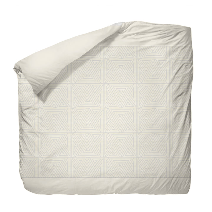 Supima Wrinkle Clear Geometric Patterns (231635) - Duvet Cover