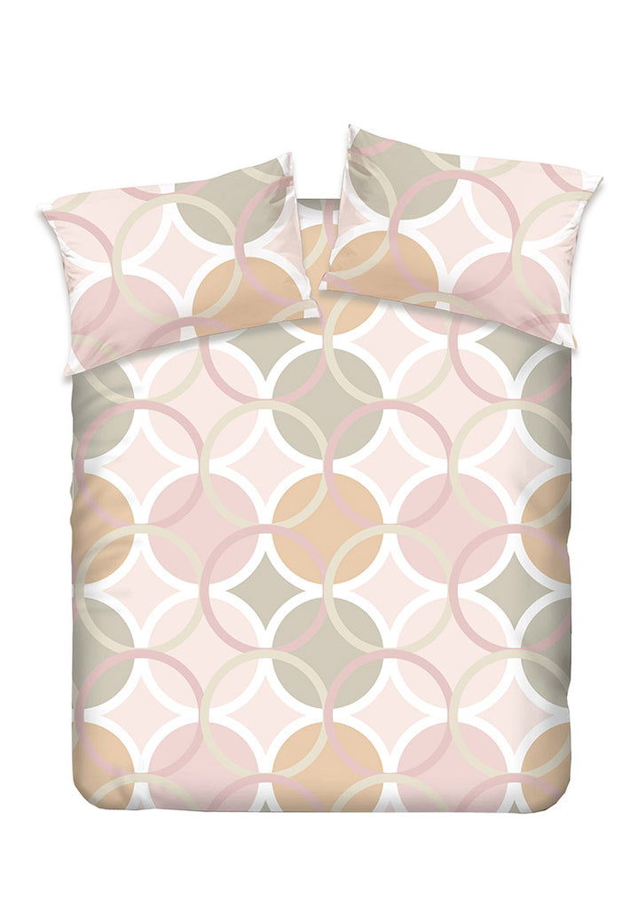 Frattini 100% 純棉系列 幾何圖案 (012120) - 枕袋床笠套裝